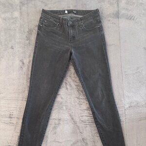 KUT from the Kloth Jeans Women’s Size 4 Donna Skinny Black Distressed Denim